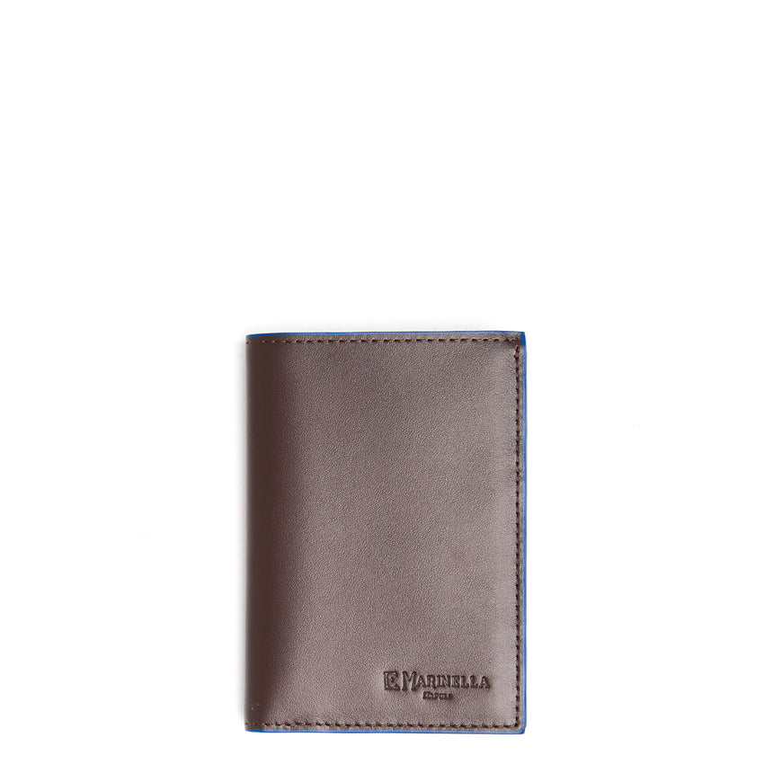 DARK BROWN VERTICAL WALLET