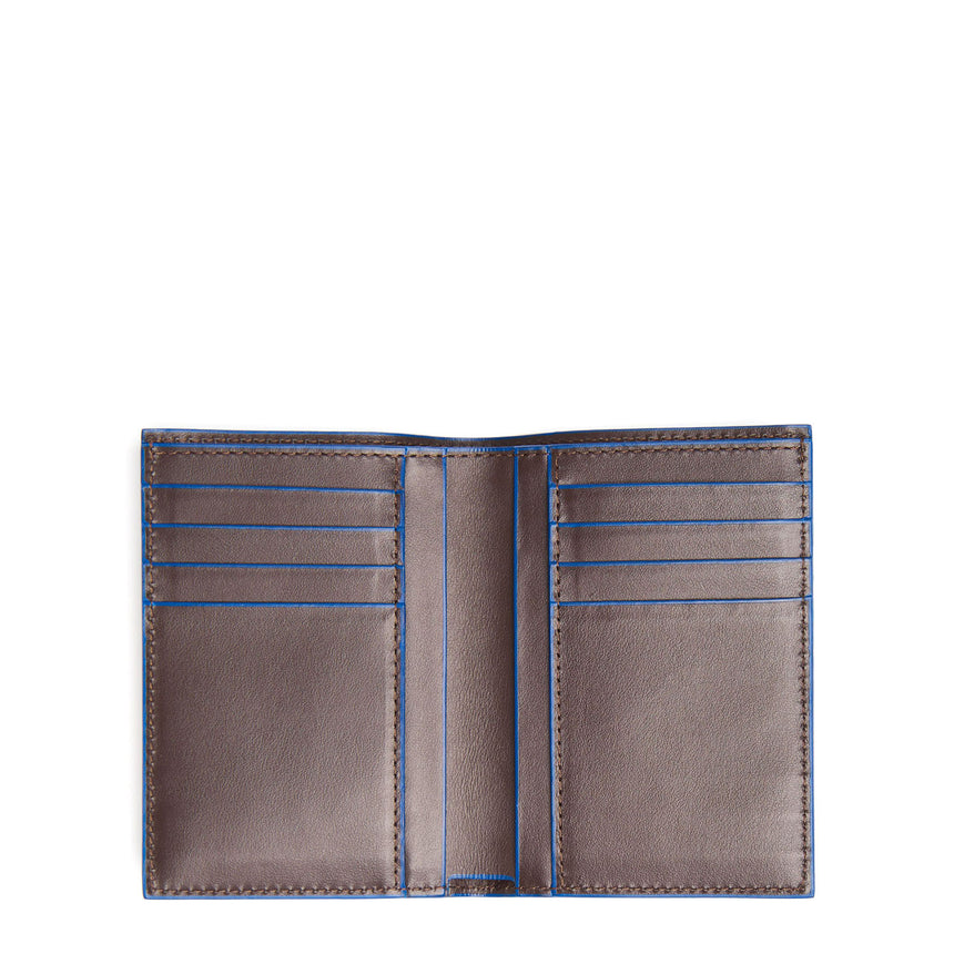 DARK BROWN VERTICAL WALLET