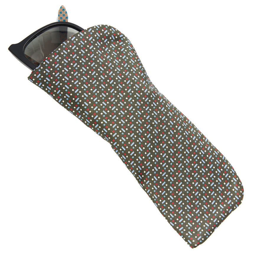 OLIVE GREEN GLASSES CASE