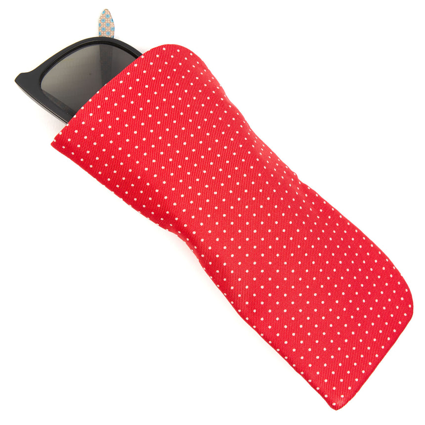 RED GLASSES CASE