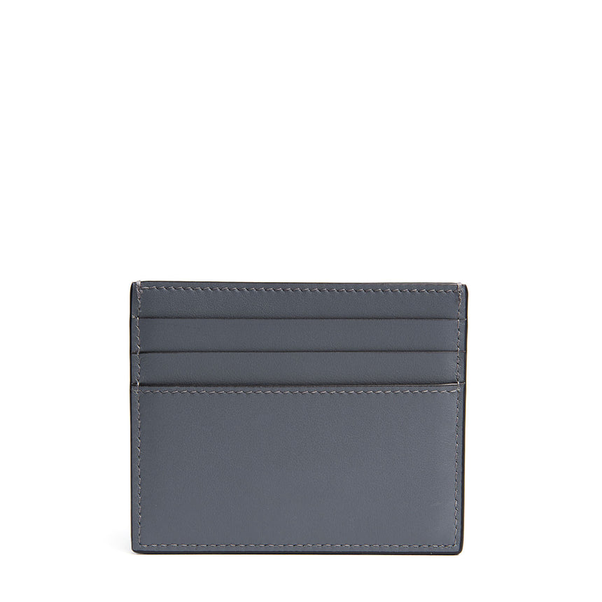 DARK GREY LEATHER CREDIT CARD HOLDER