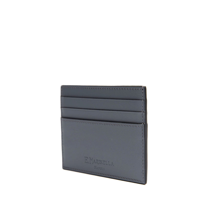 DARK GREY LEATHER CREDIT CARD HOLDER