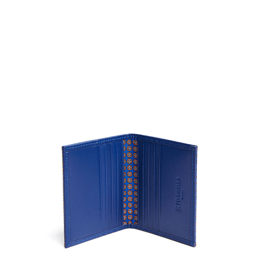 BLUETTE LEATHER FOLDING CARD HOLDER