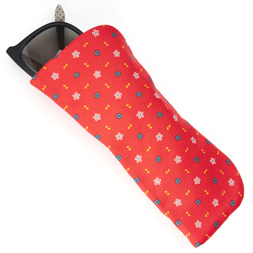 RED GLASSES CASE