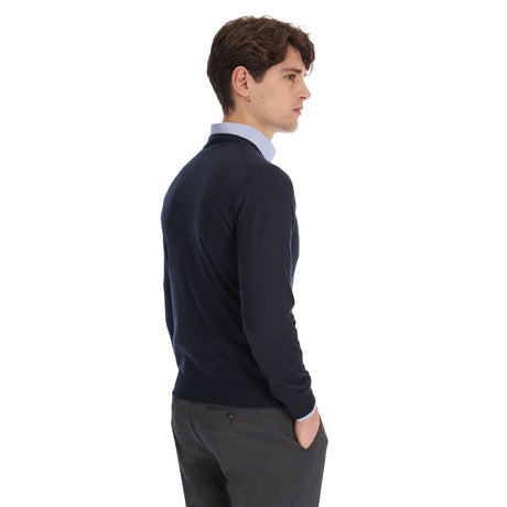 FOUR SEASONS DARK BLUE SWEATER