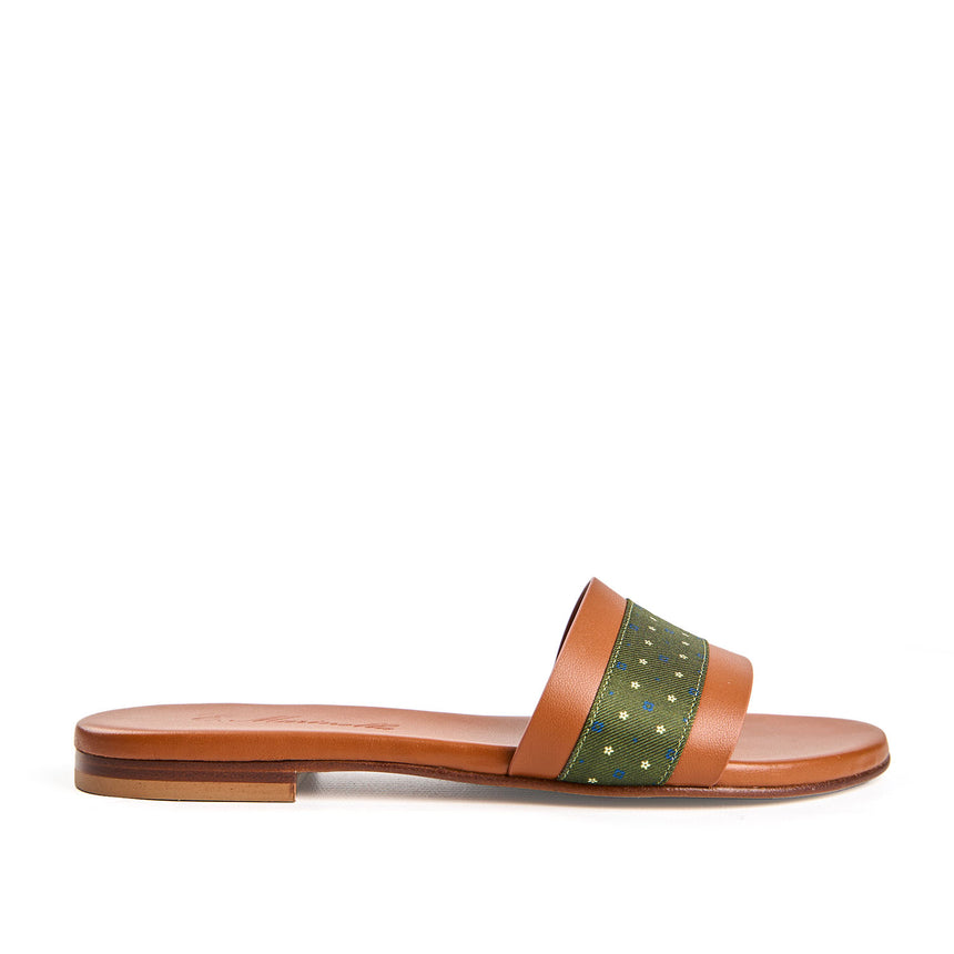 SIGNATURE ICONOGRAPHIC FLAT SANDAL