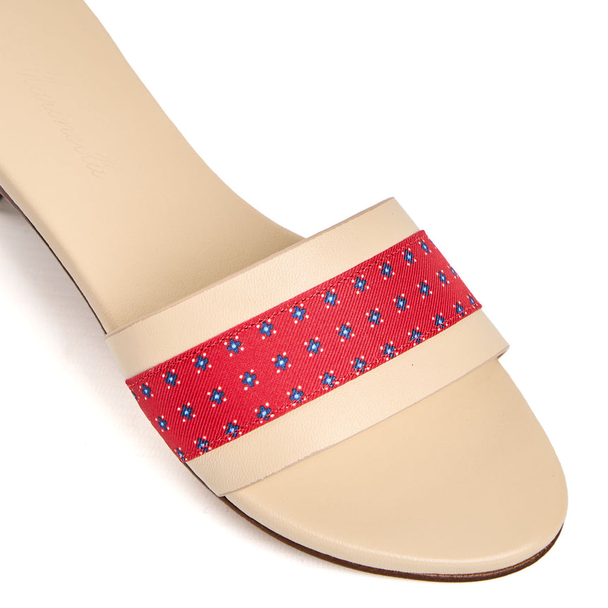 SIGNATURE ICONOGRAPHIC FLAT SANDAL