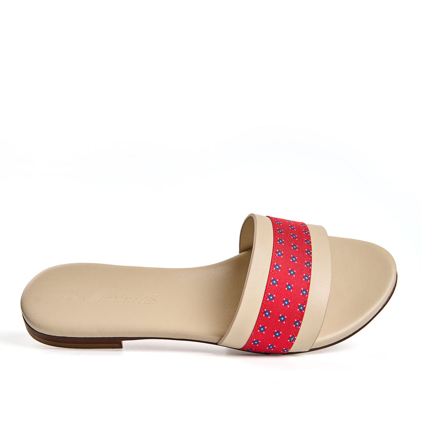 SIGNATURE ICONOGRAPHIC FLAT SANDAL