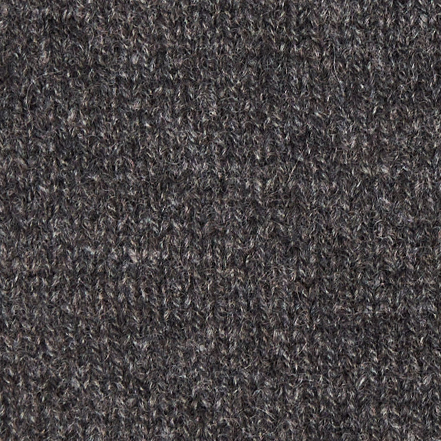 DARK AND LIGHT GRAY TWO-TONE CASHMERE NECK WARMER