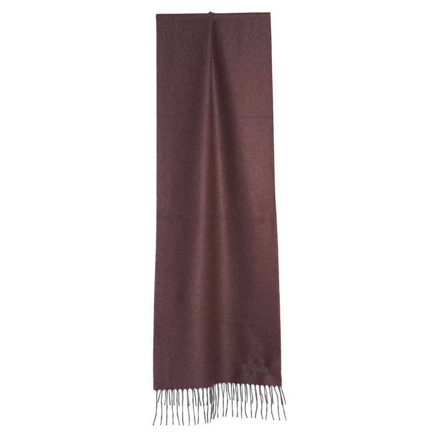 BORDEAUX SILK AND CASHMERE SCARF