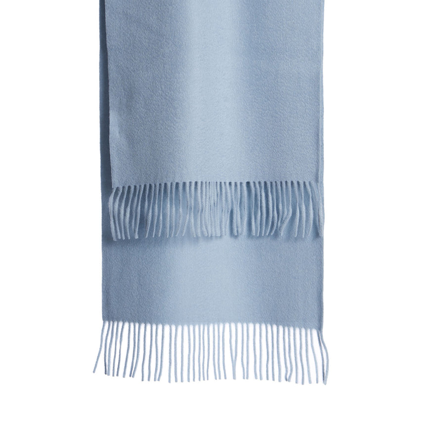 LIGHT BLUE CASHMERE SCARF