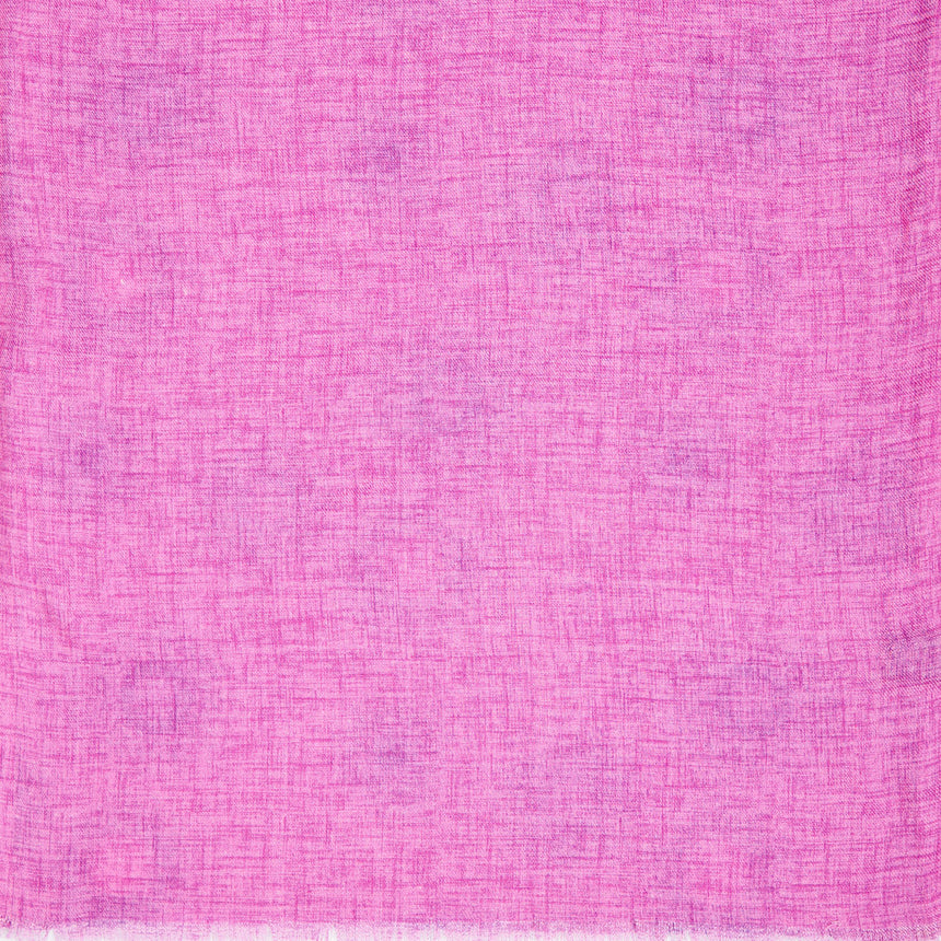 PINK AND FUCHSIA WOOL AND SILK SCARF