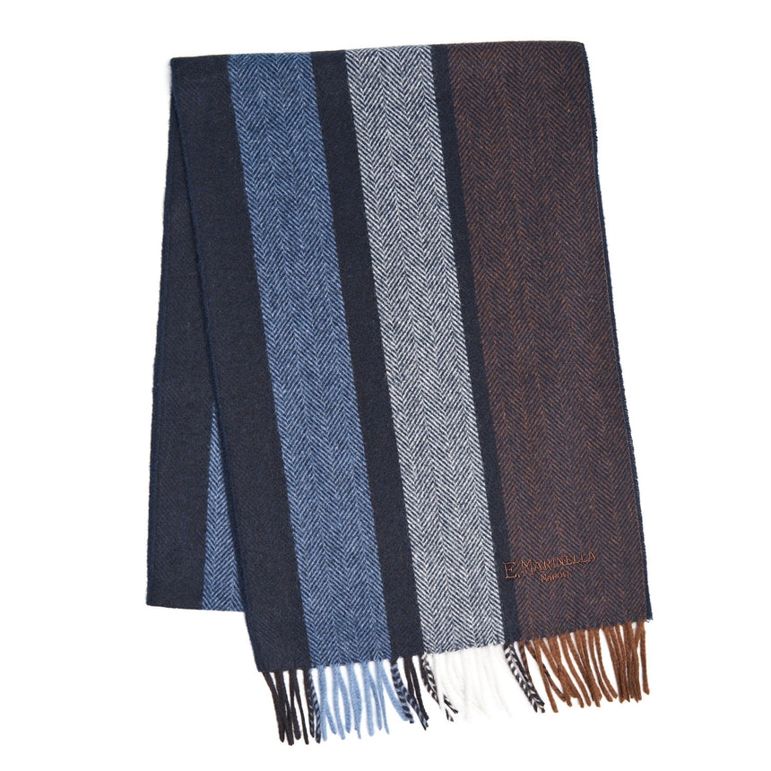 BLUE STRIPED SCARF