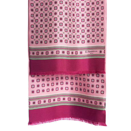 PINK DOUBLE SILK SCARF