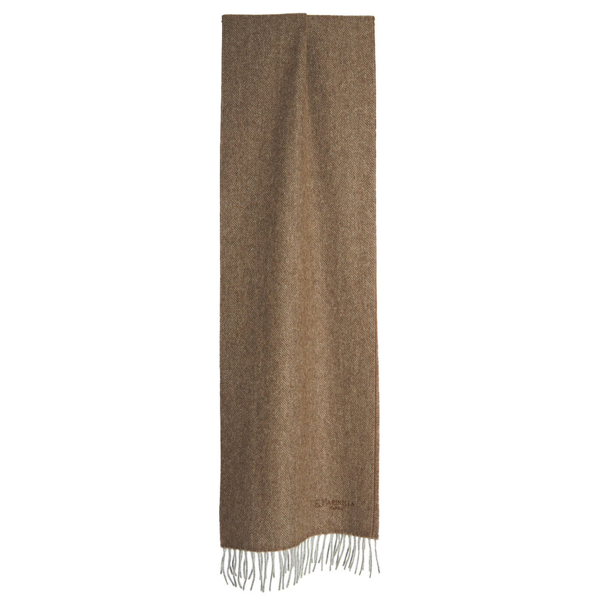 SCIARPA MARRONE CHIARO IN CASHMERE