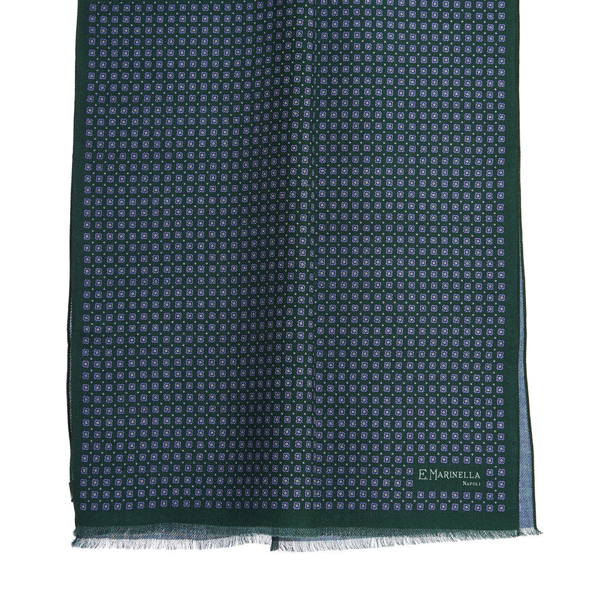 DARK GREEN WOOL STOLE