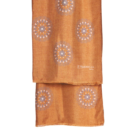 ORANGE MADDER SILK STOLE