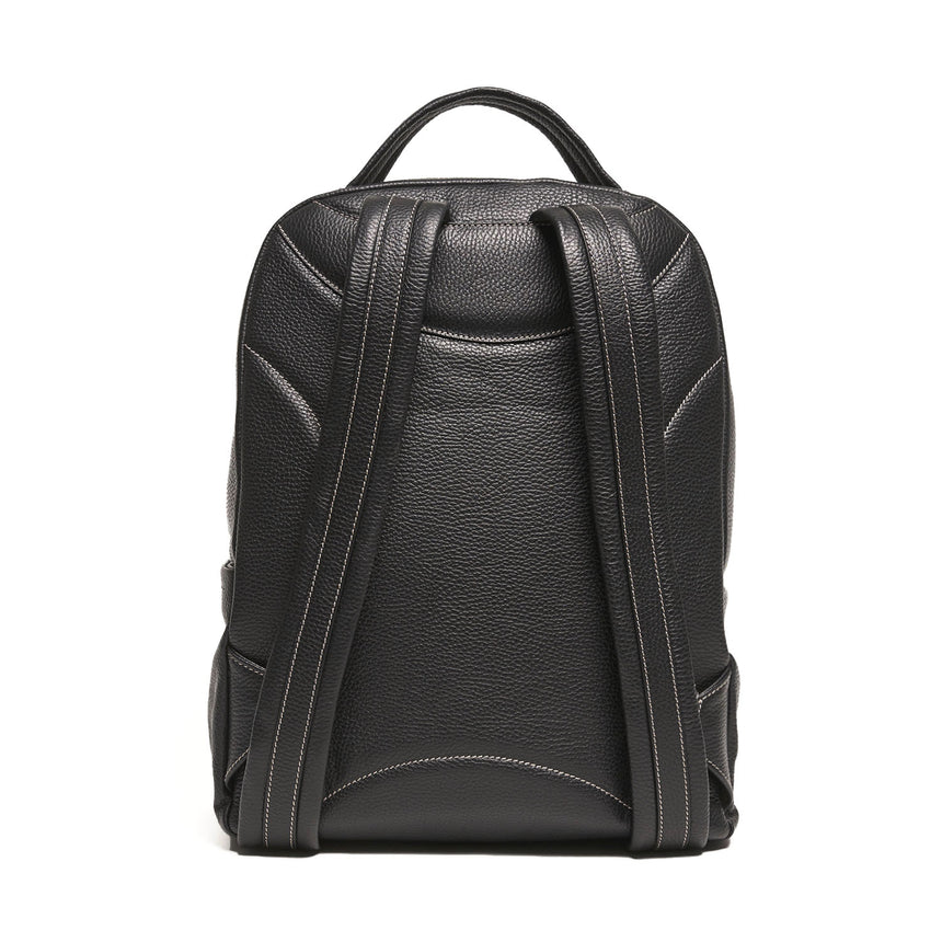 BACKPACK IN BLACK LEATHER