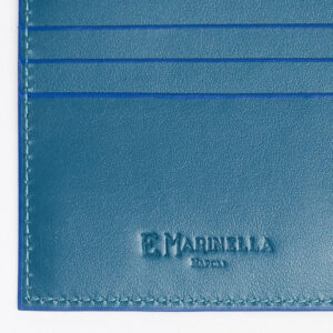 E.MARINELLA Saffiano Leather Credit Card Holder