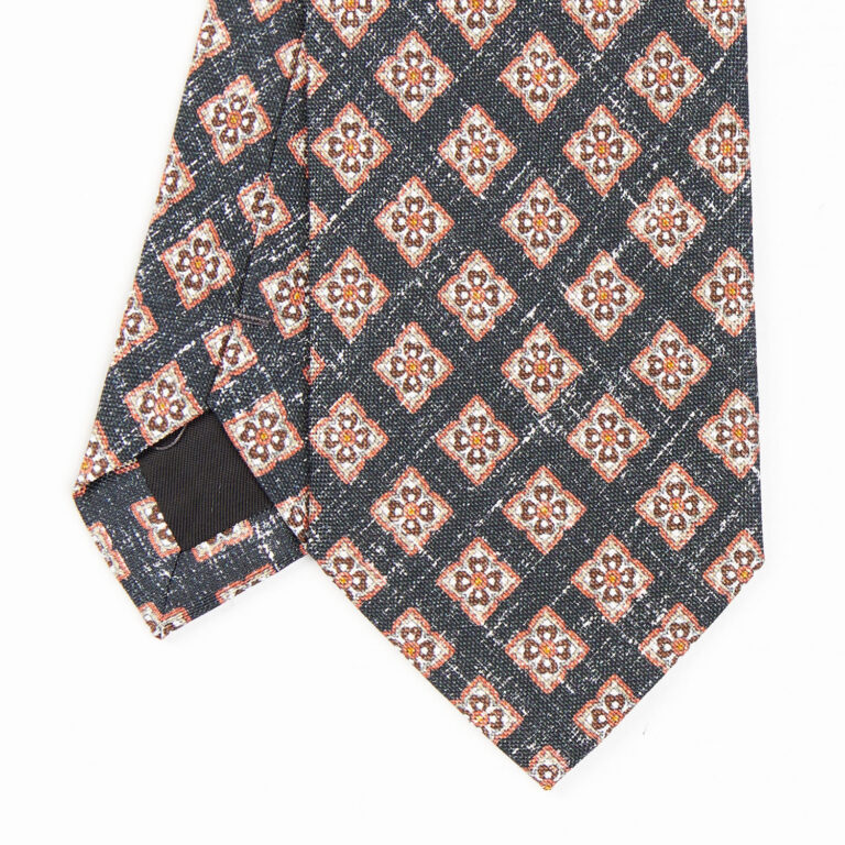cotton and silk tie _ cravatta in cotone e seta